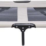 Trixie Folding Dog Camping Bed - Grey/Black