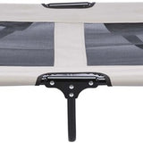 Trixie Klappbares Hunde-Campingbett – Grau/Schwarz