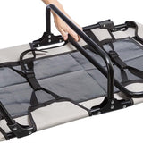 Trixie Folding Dog Camping Bed - Grey/Black