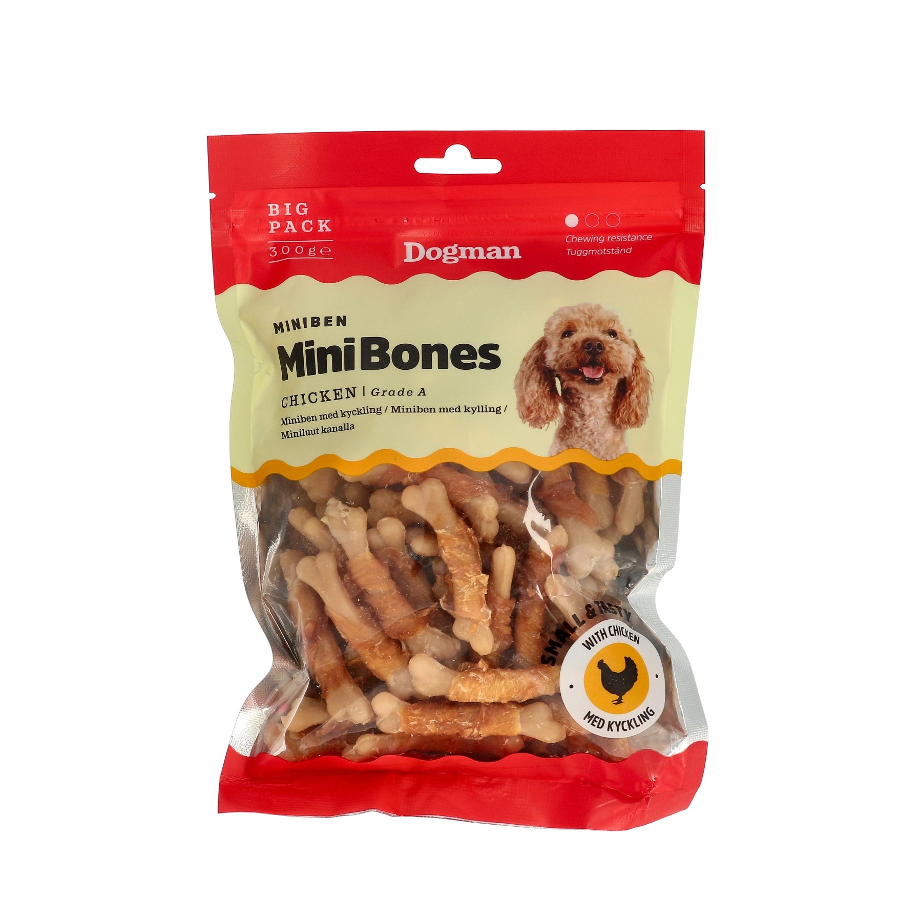 Dogman Miniben med kyckling 300g Dogman