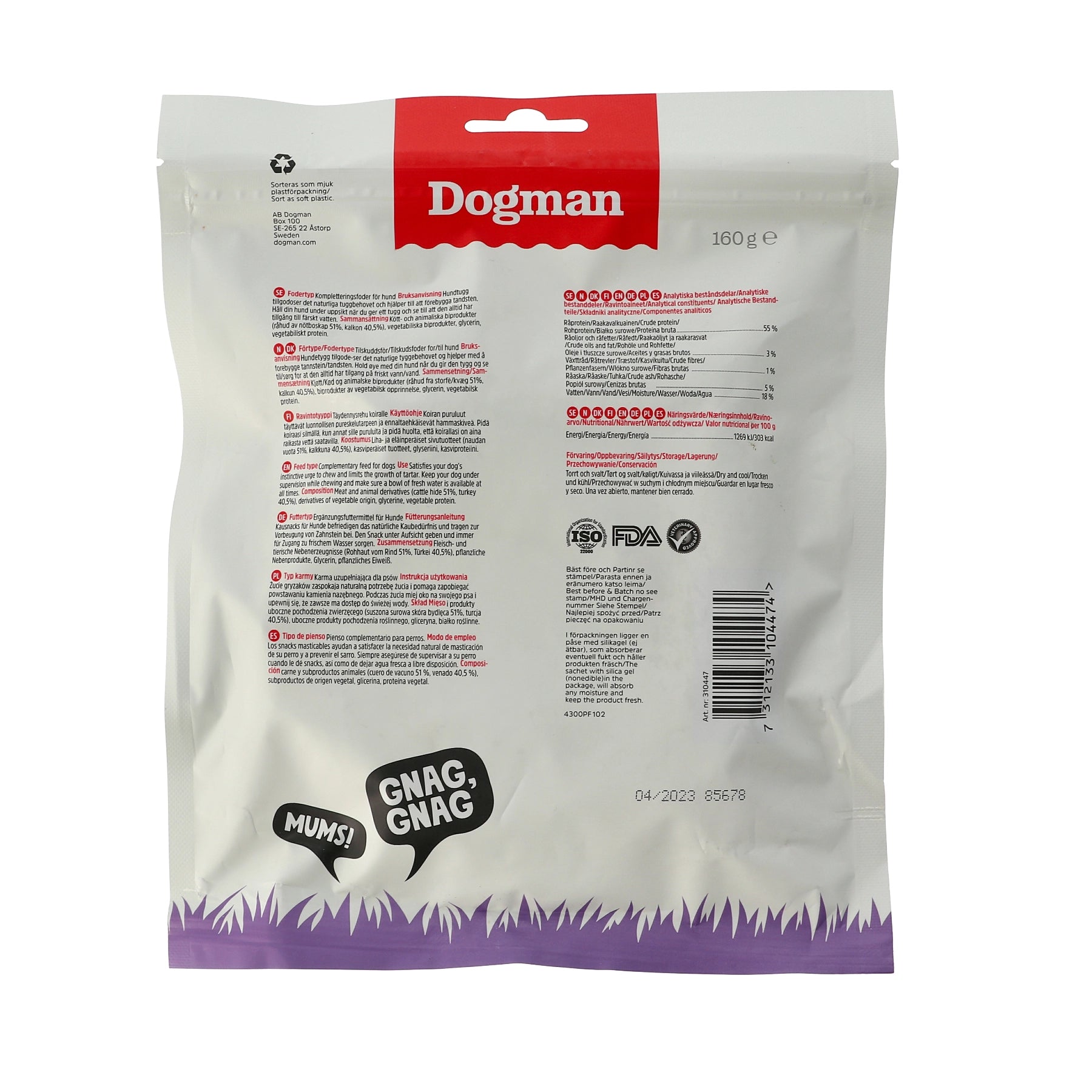 Tuggpinnar Malda 100p Dogman