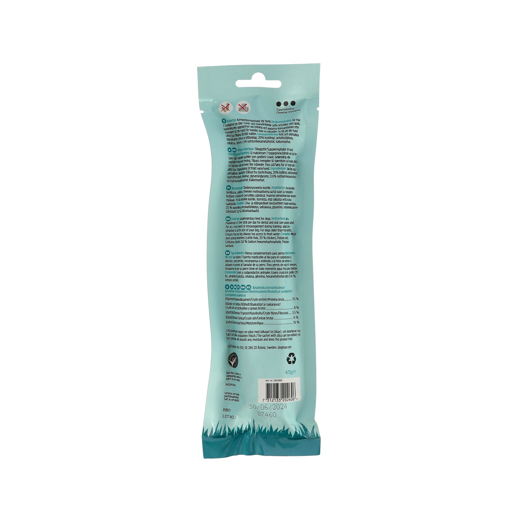 Tugg Dental med Kyckling 28p - M Dogman