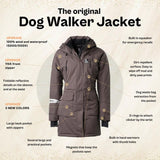 DogCoach Dogwalker Jacket Parka 8.0 - Industrial Blue