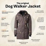 DogCoach Dogwalker Jacke Parka 8.0 – Bison