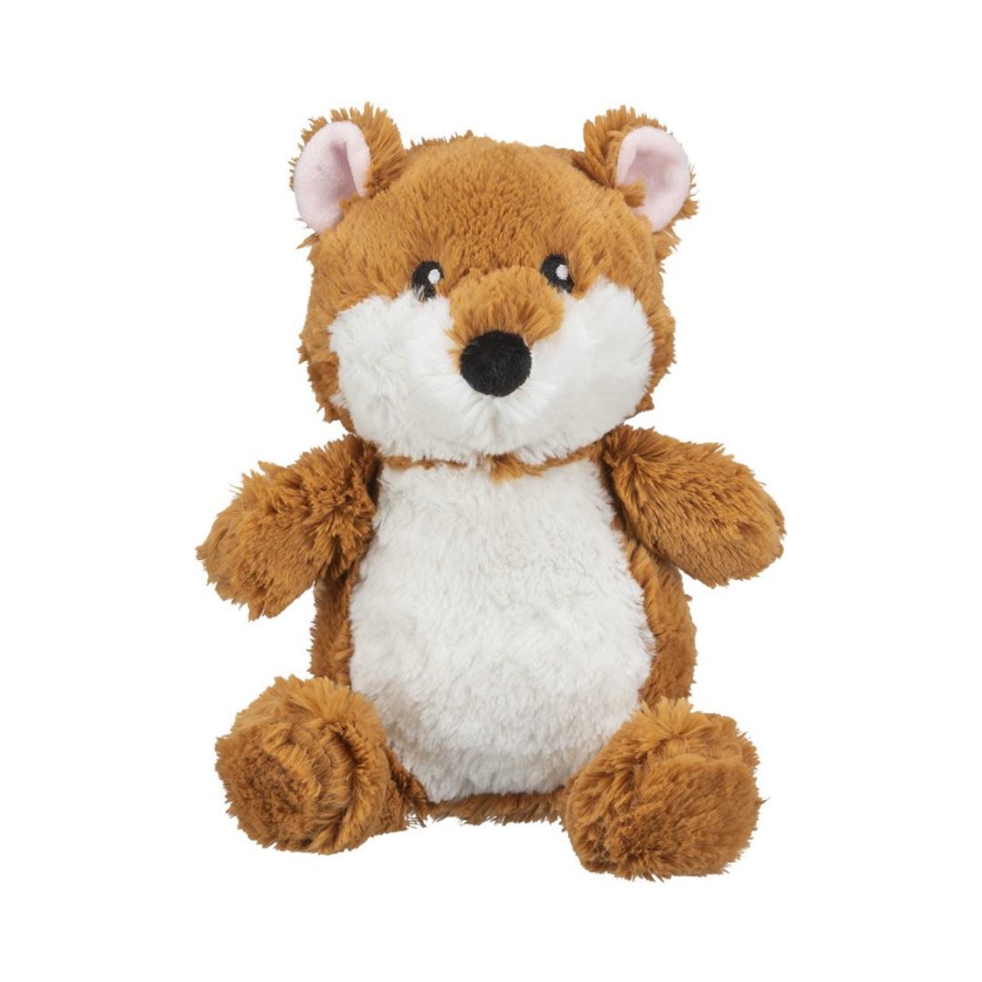 Trixie Gosedjur Hamster, hundleksak med pip, plysch, återvunnen, 30 cm.