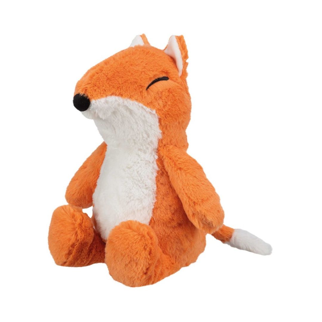 Trixie Gosedjur Räv Hundleksak med pip i plysch, 34 cm