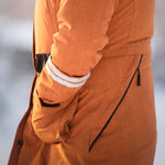 DogCoach orange vinterjacka för hundpromenader