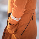 DogCoach orange vinterjacka för hundpromenader