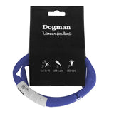 Dogman LED-Halsband Silikon - Blå Dogman