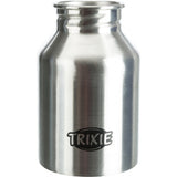 Trixie Water bottle, Stainless steel with bowl - Blue