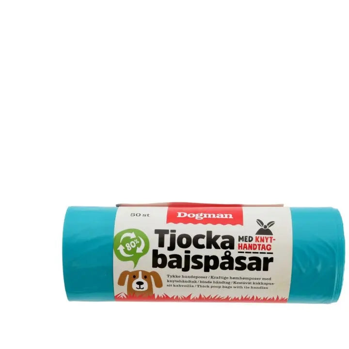 Dogman Bajspåsar Knythandtag 50-pack