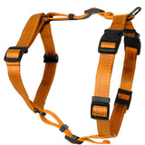 Dogman Iris Adjustable H harness with reflex - Orange