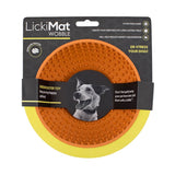 LickiMat Wobble Lick Mat - Orange