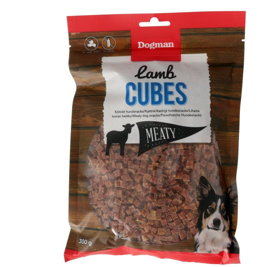 Dogman Dog Treats Meaty Cubes - Lamb