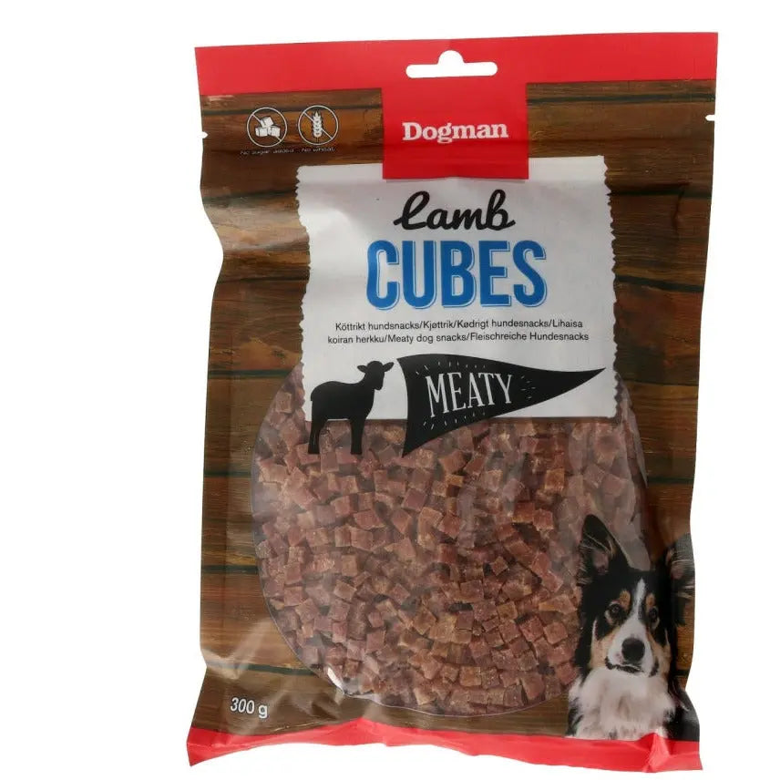 Dogman Hundgodis Meaty Kuber - Lamm