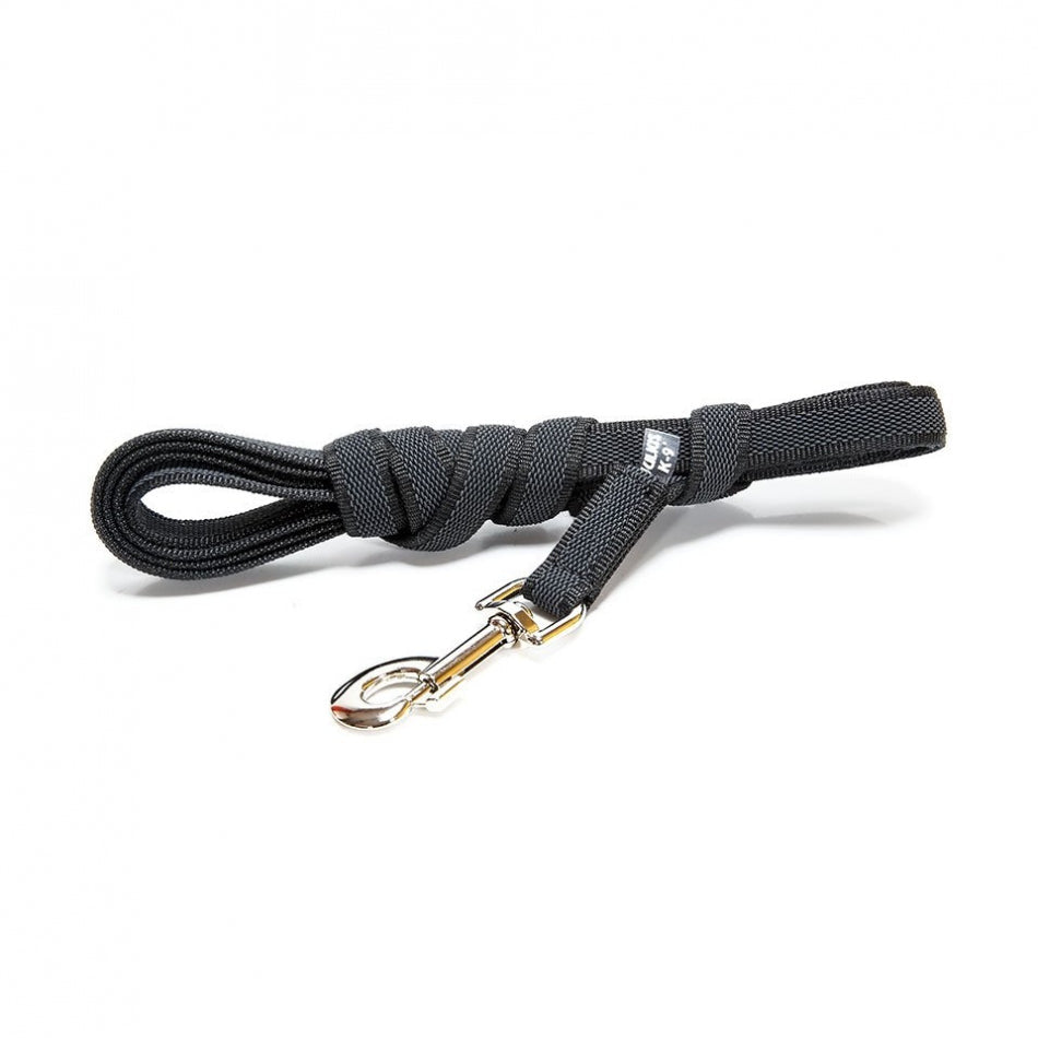 Julius K9 Color & Gray Super-Grip Koppel Antiglid, med handtag - Svart