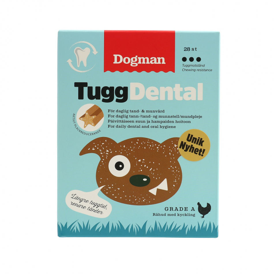Dogman Tugg Dental med kyckling 28-pack
