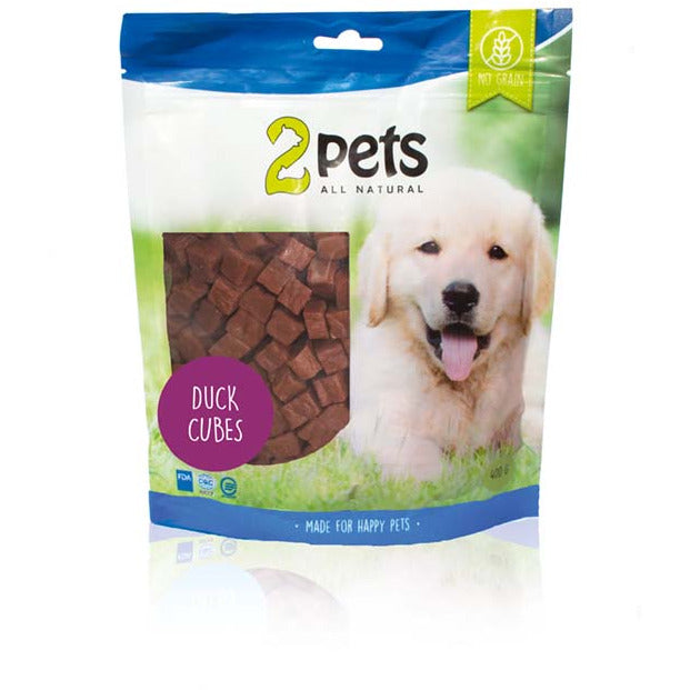 2pets Dog Snack - Duck Cubes