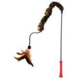GiGwi Cat Pole Feather Teaser - Brown
