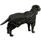Dogman Dot Raincoat Dog - Black