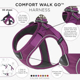 Dog Copenhagen Comfort Walk Go Sele - Purple Passion