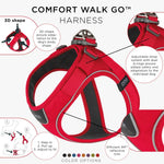 Dog Copenhagen Comfort Walk Go Sele - Classic Red Dog Copenhagen