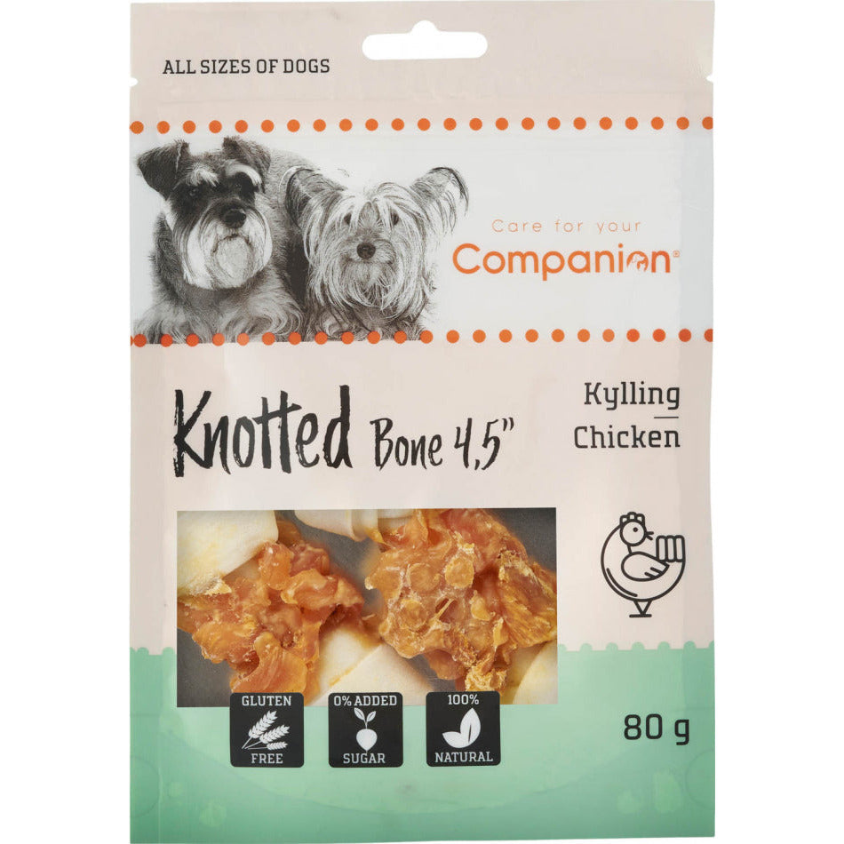 Companion Knotted Chicken Chewing Bone 11 cm
