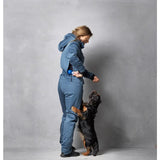 DogCoach Damen-Overall – Industrial Blue Rolf