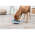 Trixie Hundmatskål äta långsamt 23 cm plast/TPR  grå/blåSlow Feeding Skål Rocking Bowl