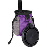 Companion Candy bag with travel bowl - Purple