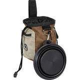 Companion Candy bag with travel bowl - Brown
