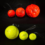 Julius K9 Show training ball, Football with ribbon - Orange