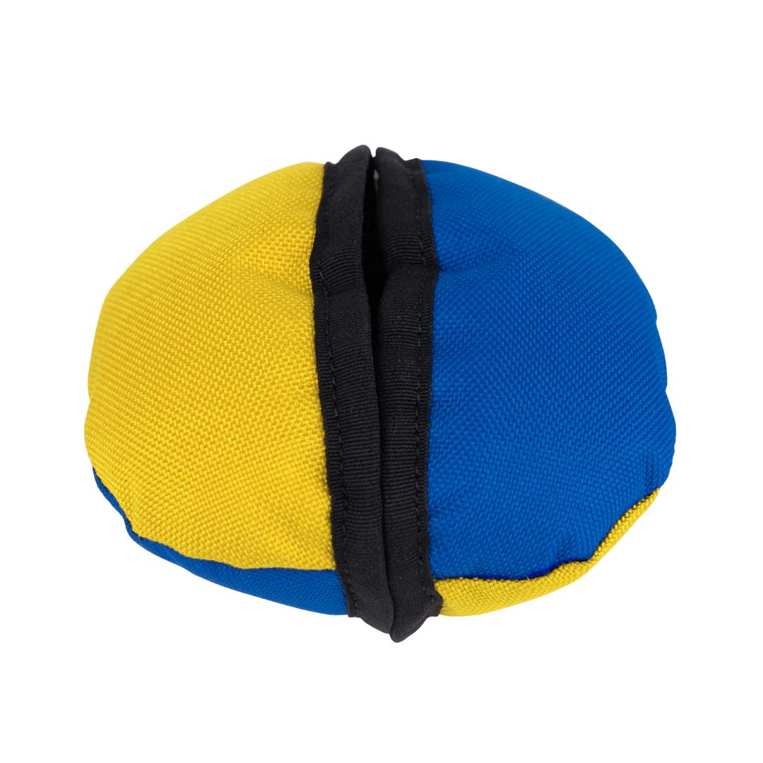 Tug-E-Nuff The Clam Godisgömma i färgen gul-blå