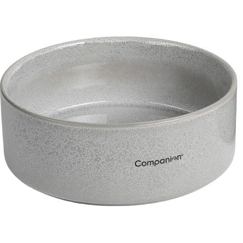 Companion Dog food bowl Ceramic Nova - Gray Melange