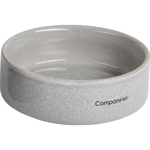 Companion Dog food bowl Ceramic Nova - Gray Melange